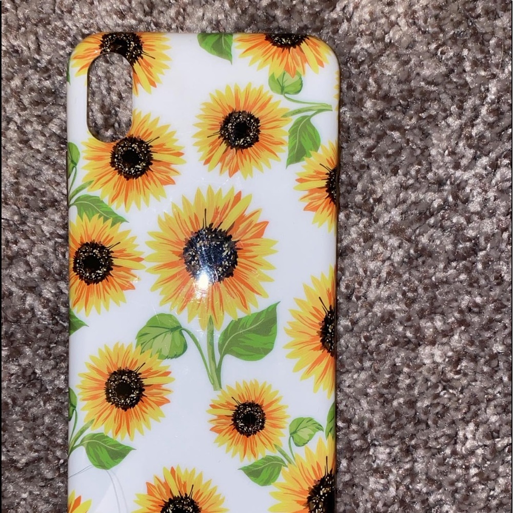 Super cute sunflower iPhone XS Max case